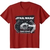 image:imageStar Wars Classic Empire TIE Fighter Here Comes Trouble TShirtCranberry Red