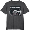 image:imageStar Wars Classic Empire TIE Fighter Here Comes Trouble TShirtDark Heather Grey