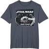 image:imageStar Wars Classic Empire TIE Fighter Here Comes Trouble TShirtHeather Blue