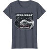 image:imageStar Wars Classic Empire TIE Fighter Here Comes Trouble TShirtHeather Blue