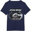 image:imageStar Wars Classic Empire TIE Fighter Here Comes Trouble TShirtNavy Blue