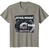 image:imageStar Wars Classic Empire TIE Fighter Here Comes Trouble TShirtSlate Grey