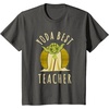 image:imageStar Wars Classic Yoda Best Teacher Jedi Vintage Chibi Yoda TShirtAsphalt Grey