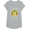 image:imageStar Wars Classic Yoda Best Teacher Jedi Vintage Chibi Yoda TShirtHeather Grey