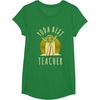 image:imageStar Wars Classic Yoda Best Teacher Jedi Vintage Chibi Yoda TShirtKelly Green