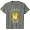 image:imageStar Wars Classic Yoda Best Teacher Jedi Vintage Chibi Yoda TShirtOlive Heather