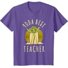 image:imageStar Wars Classic Yoda Best Teacher Jedi Vintage Chibi Yoda TShirtPurple Heather