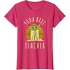 image:imageStar Wars Classic Yoda Best Teacher Jedi Vintage Chibi Yoda TShirtRed Heather