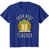 image:imageStar Wars Classic Yoda Best Teacher Jedi Vintage Chibi Yoda TShirtRoyal Blue