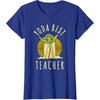 image:imageStar Wars Classic Yoda Best Teacher Jedi Vintage Chibi Yoda TShirtRoyal Blue