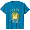 image:imageStar Wars Classic Yoda Best Teacher Jedi Vintage Chibi Yoda TShirtSapphire Blue