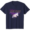 image:imageStar Wars Epic Millennium Falcon Retro 80s Style Big Poster TShirtNavy Blue