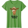 image:imageStar Wars Hang In There Ewok Hanging From Tree Branch TShirtGrass Green