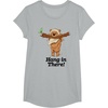 image:imageStar Wars Hang In There Ewok Hanging From Tree Branch TShirtHeather Grey