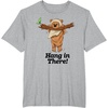 image:imageStar Wars Hang In There Ewok Hanging From Tree Branch TShirtHeather Grey