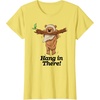 image:imageStar Wars Hang In There Ewok Hanging From Tree Branch TShirtLemon Yellow
