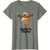 image:imageStar Wars Hang In There Ewok Hanging From Tree Branch TShirtOlive Heather