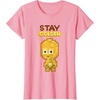 image:imageStar Wars Iconic C3PO Stay Golden Pixel Art Chibi Big Logo TShirtPink