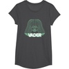 image:imageStar Wars Iconic Darth Vader Helmet Neon Line Art Portrait TShirtDark Heather Grey
