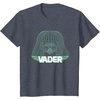 image:imageStar Wars Iconic Darth Vader Helmet Neon Line Art Portrait TShirtHeather Blue