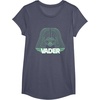 image:imageStar Wars Iconic Darth Vader Helmet Neon Line Art Portrait TShirtHeather Blue