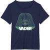 image:imageStar Wars Iconic Darth Vader Helmet Neon Line Art Portrait TShirtNavy Blue