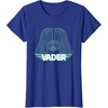 image:imageStar Wars Iconic Darth Vader Helmet Neon Line Art Portrait TShirtRoyal Blue