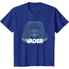 image:imageStar Wars Iconic Darth Vader Helmet Neon Line Art Portrait TShirtRoyal Blue
