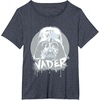 image:imageStar Wars Iconic Darth Vader Helmet Paint Big Chest Portrait TShirtHeather Blue