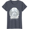 image:imageStar Wars Iconic Darth Vader Helmet Paint Big Chest Portrait TShirtHeather Blue