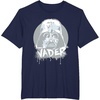 image:imageStar Wars Iconic Darth Vader Helmet Paint Big Chest Portrait TShirtNavy Blue
