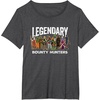 image:imageStar Wars Legendary Bounty Hunters Boba Fett IG88 Cad Bane TShirtDark Heather Grey