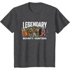 image:imageStar Wars Legendary Bounty Hunters Boba Fett IG88 Cad Bane TShirtDark Heather Grey