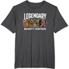 image:imageStar Wars Legendary Bounty Hunters Boba Fett IG88 Cad Bane TShirtDark Heather Grey