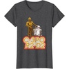 image:imageStar Wars iconic Duo C3PO amp R2D2 Big Chest Retro Poster TShirtDark Heather Grey