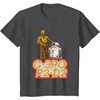 image:imageStar Wars iconic Duo C3PO amp R2D2 Big Chest Retro Poster TShirtDark Heather Grey
