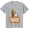 image:imageStar Wars iconic Duo C3PO amp R2D2 Big Chest Retro Poster TShirtHeather Grey
