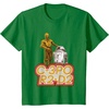 image:imageStar Wars iconic Duo C3PO amp R2D2 Big Chest Retro Poster TShirtKelly Green