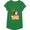 image:imageStar Wars iconic Duo C3PO amp R2D2 Big Chest Retro Poster TShirtKelly Green