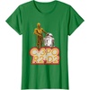 image:imageStar Wars iconic Duo C3PO amp R2D2 Big Chest Retro Poster TShirtKelly Green