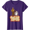 image:imageStar Wars iconic Duo C3PO amp R2D2 Big Chest Retro Poster TShirtPurple