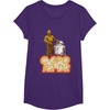 image:imageStar Wars iconic Duo C3PO amp R2D2 Big Chest Retro Poster TShirtPurple