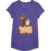 image:imageStar Wars iconic Duo C3PO amp R2D2 Big Chest Retro Poster TShirtPurple Heather