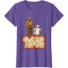 image:imageStar Wars iconic Duo C3PO amp R2D2 Big Chest Retro Poster TShirtPurple Heather