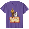 image:imageStar Wars iconic Duo C3PO amp R2D2 Big Chest Retro Poster TShirtPurple Heather
