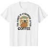 image:imageThe Mandalorian  Force is Stronger After Coffee TShirtWhite