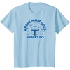 image:imageThe Mandalorian  Where Mom Goes Snacks Go TShirtBaby Blue