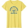 image:imageThe Mandalorian  Where Mom Goes Snacks Go TShirtLemon Yellow
