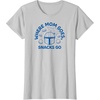 image:imageThe Mandalorian  Where Mom Goes Snacks Go TShirtSilver Grey