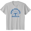 image:imageThe Mandalorian  Where Mom Goes Snacks Go TShirtSilver Grey